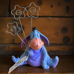 Disney Eeyore Photo Holder Figurine NWT
